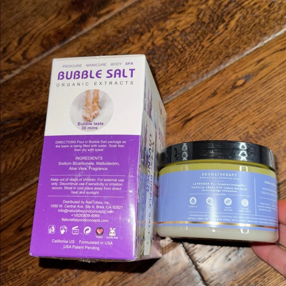 Bubble Salt Lavender Scent - Purple